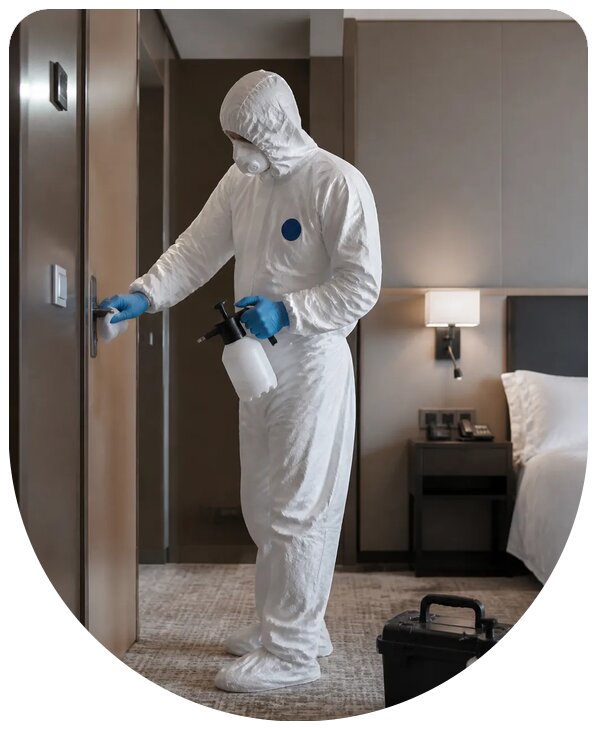 Профессиональная комплексная дезинфекция гостиницы в Орске